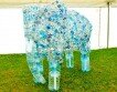 Детское эко-творчество: скульптура слона из 900 переработанных пластиковых бутылок