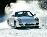 Porsche vs снег